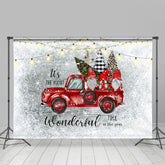 Lofaris Its The Most Wonderful Time For Winter Snow Backdrop